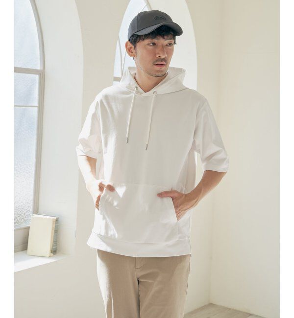 ikka「GOKUラクセイカツ5ブパーカ」|Tシャツ・カットソー|