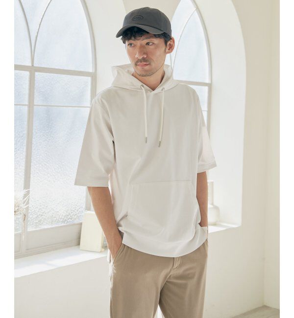 ikka「GOKUラクセイカツ5ブパーカ」|Tシャツ・カットソー|