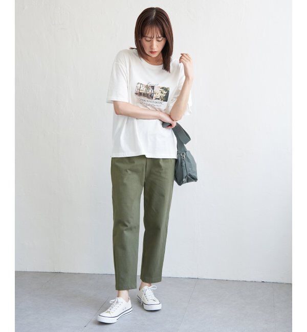 ikka「【雑誌InRed11月号掲載】GOKU楽パンツ テーパード【親子コーデ】」|その他|