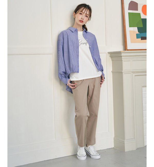 ikka「【雑誌InRed11月号掲載】GOKU楽パンツ テーパード【親子コーデ】」|その他|