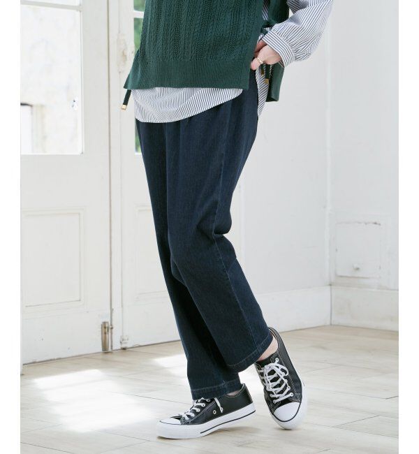 ikka「【雑誌InRed11月号掲載】GOKU楽パンツ テーパード【親子コーデ】」|その他|