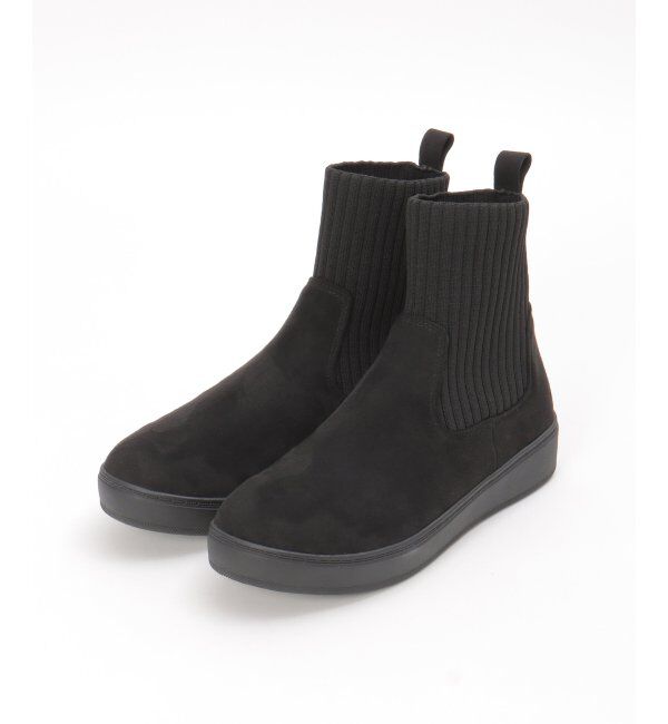 ikka「ニットスニーカーブーツ」|その他|ブラック