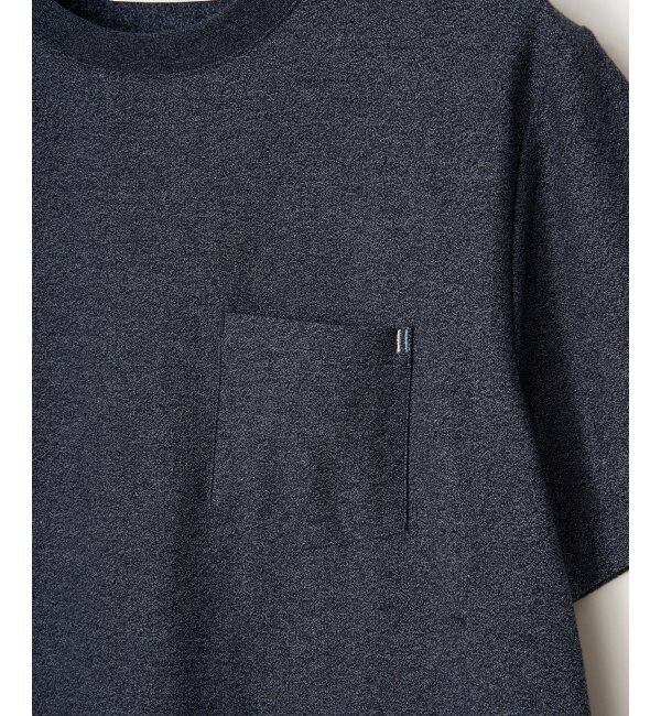 ikka「冷感DRYメランジ梨地Tシャツ」|Tシャツ・カットソー|