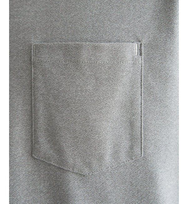 ikka「冷感DRYメランジ梨地Tシャツ」|Tシャツ・カットソー|