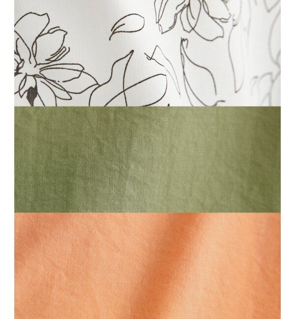 ikka「冷感／デニム裾ドロストシャツ」|シャツ・ブラウス|