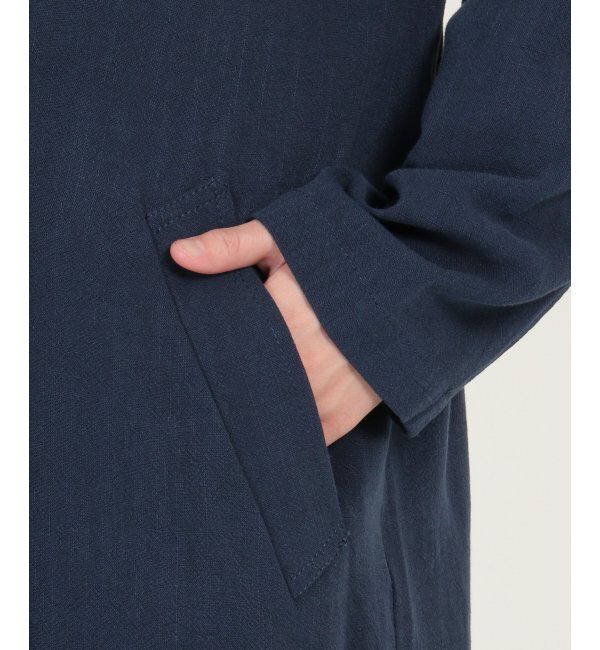 Lbc with Life「【セットアップ対応】レーヨン麻ダブルジャケットコート」|ブルゾン・スタジャン|