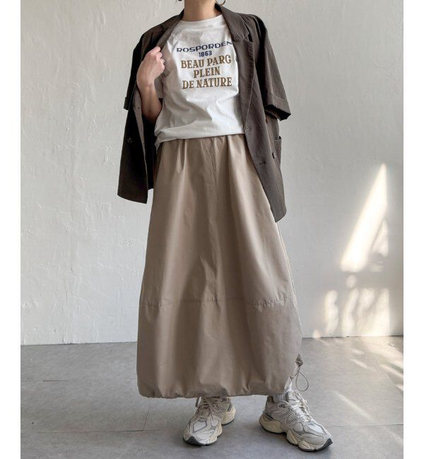 Lbc with Life「撥水バルーンドロストスカート」|スカート|