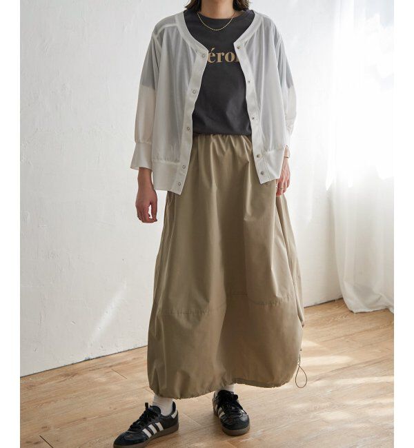 Lbc with Life「撥水バルーンドロストスカート」|スカート|