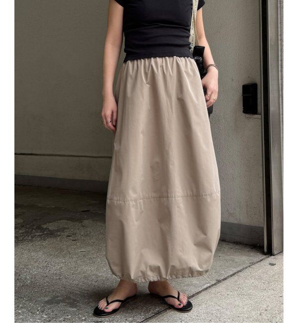 Lbc with Life「撥水バルーンドロストスカート」|スカート|