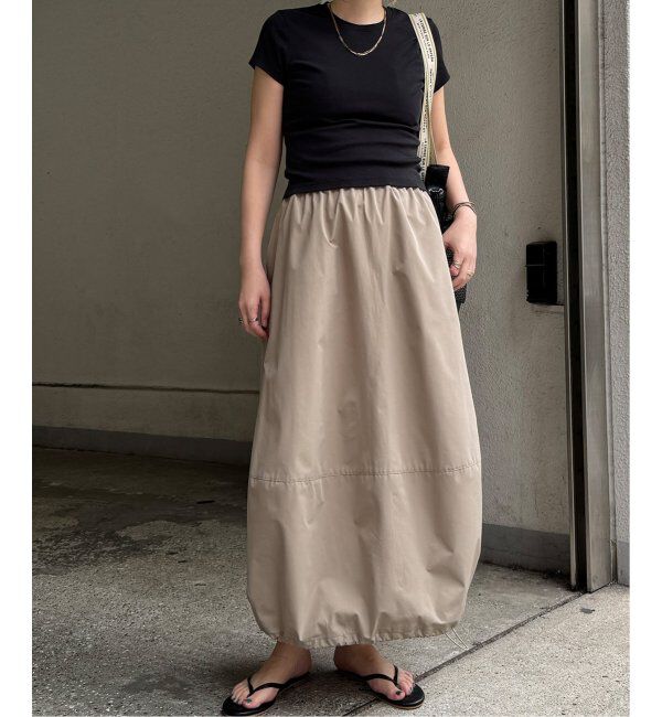 Lbc with Life「撥水バルーンドロストスカート」|スカート|