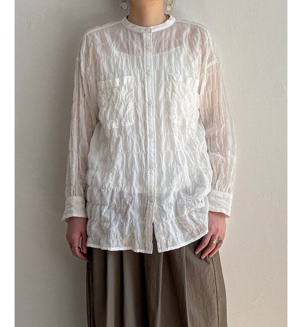 Lbc with Life「バックシャーリングロングシャツ」|シャツ・ブラウス|