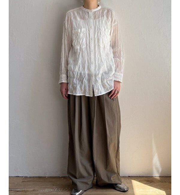 Lbc with Life「バックシャーリングロングシャツ」|シャツ・ブラウス|