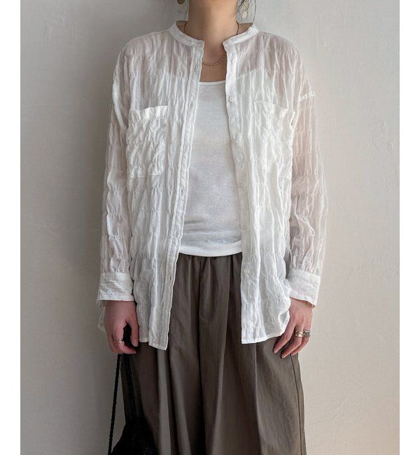 Lbc with Life「バックシャーリングロングシャツ」|シャツ・ブラウス|