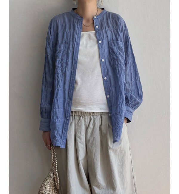 Lbc with Life「バックシャーリングロングシャツ」|シャツ・ブラウス|