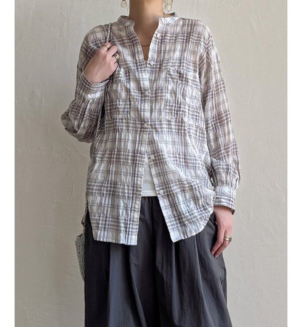 Lbc with Life「バックシャーリングロングシャツ」|シャツ・ブラウス|