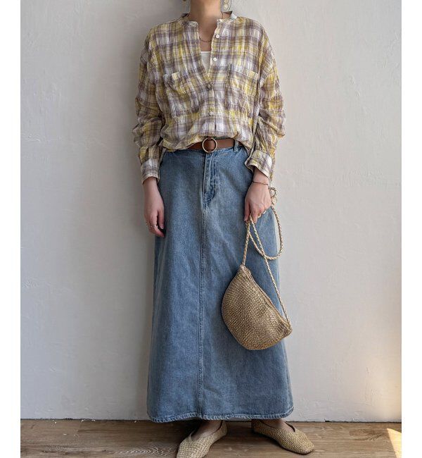 Lbc with Life「バックシャーリングロングシャツ」|シャツ・ブラウス|