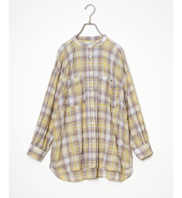 Lbc with Life「バックシャーリングロングシャツ」|シャツ・ブラウス|