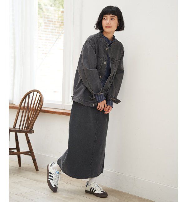 Lbc with Life「LBCステッチナロースカート」|スカート|