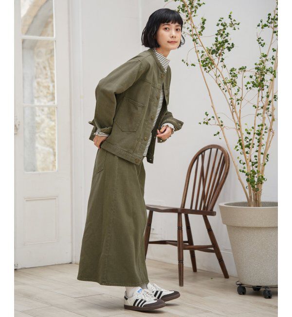 Lbc with Life「LBCステッチナロースカート」|スカート|