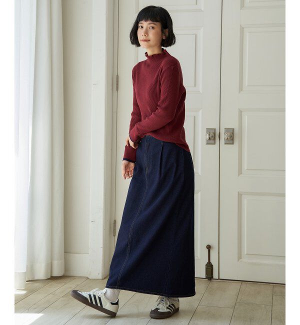 Lbc with Life「LBCステッチナロースカート」|スカート|