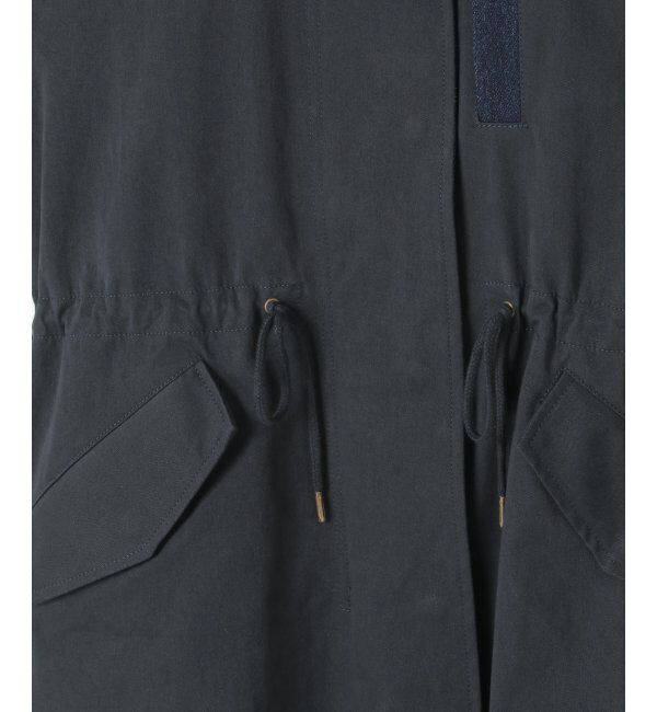 Lbc with Life「デニム切り替えモッズコート」|ブルゾン・スタジャン|