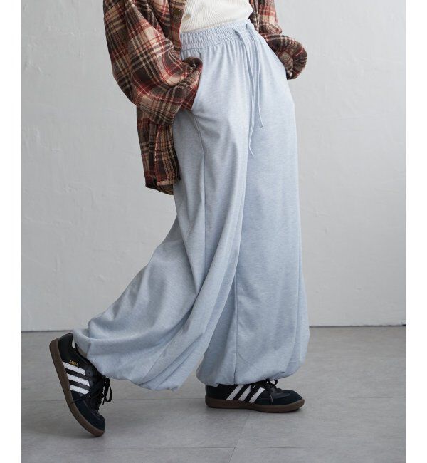 VENCE share style「TRバルーンパンツ」|デニム|ブルーケイ