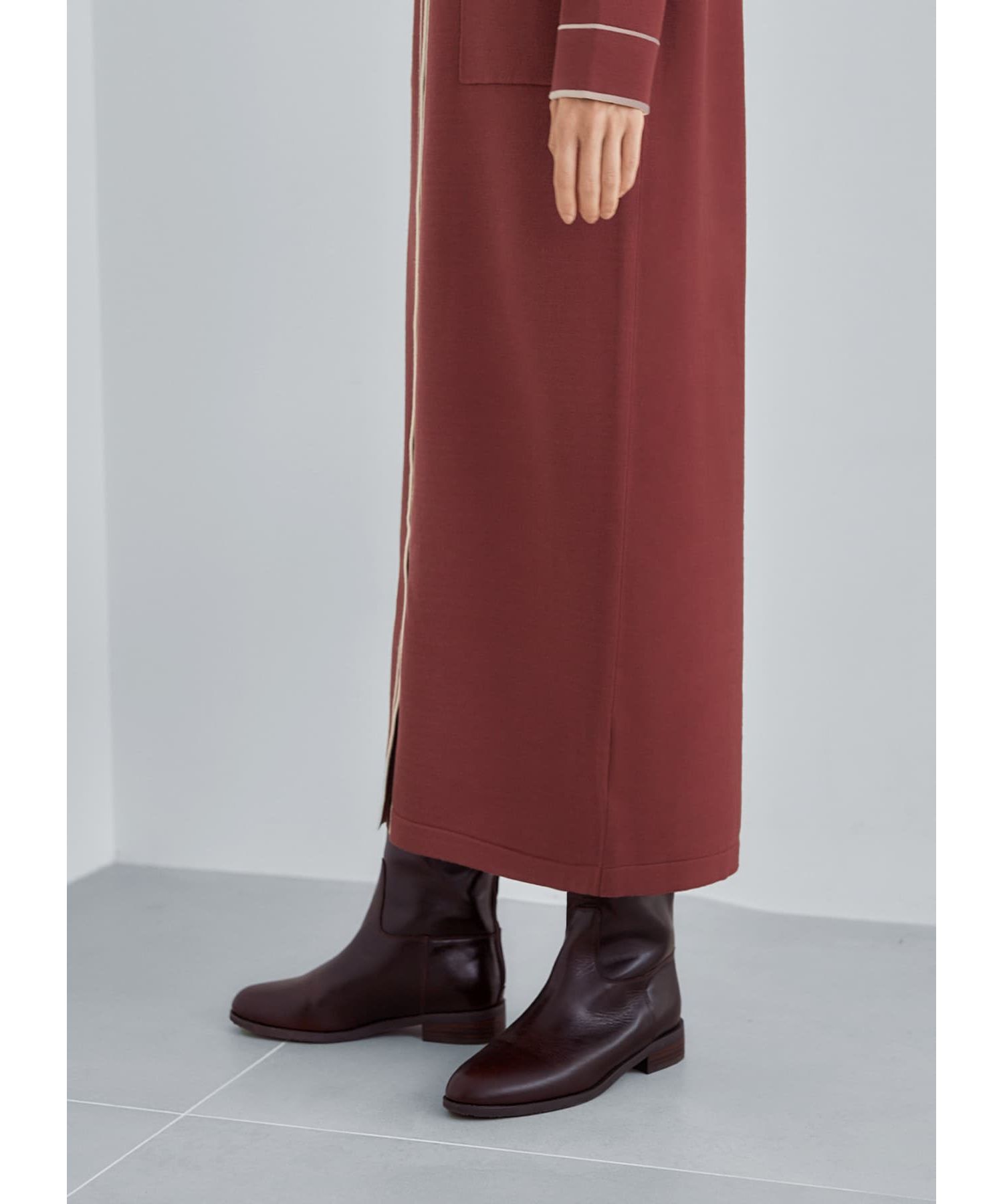 STYLE DELI「ライン配色ニットワンピース」|ワンピース|