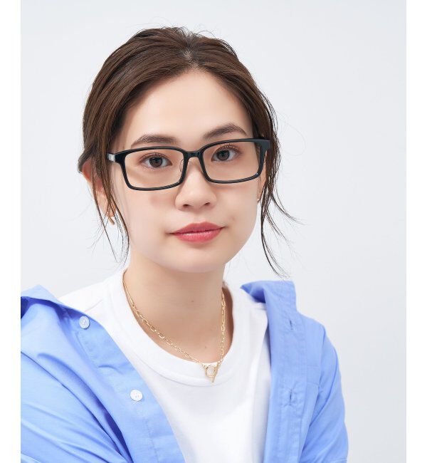  「スクエア型 メガネ｜ユニセックス 上質感のあるフレーム  レンズ交換券付」|メガネ|