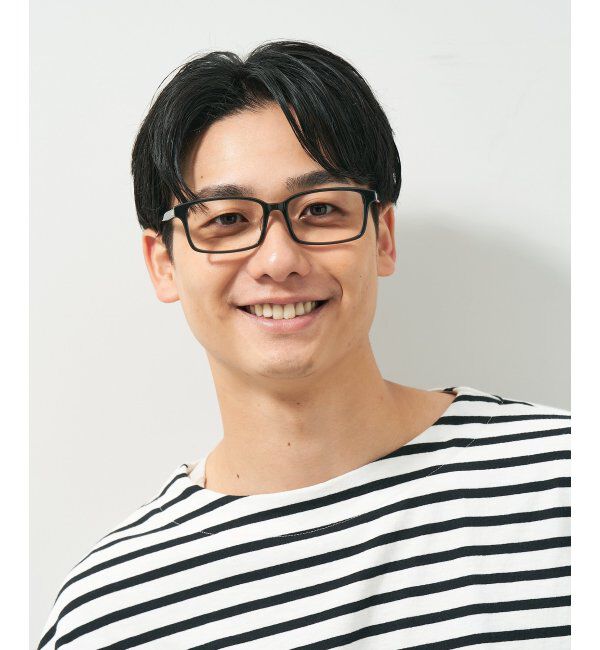  「スクエア型 メガネ｜ユニセックス 上質感のあるフレーム  レンズ交換券付」|メガネ|