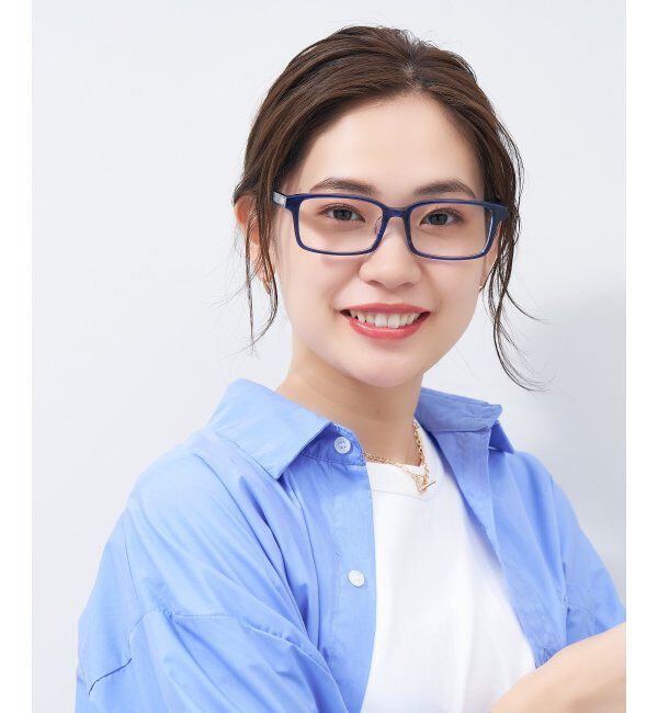  「スクエア型 メガネ｜ユニセックス 上質感のあるフレーム  レンズ交換券付」|メガネ|