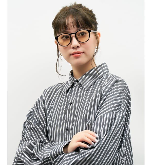  「【WEB限定】ボストン型 サングラス | カラーレンズ 軽量 トレンド 紫外線対策 UVカット ユニセックス」|サングラス|