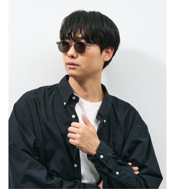  「【WEB限定】ボストン型 サングラス | カラーレンズ 軽量 トレンド 紫外線対策 UVカット ユニセックス」|サングラス|