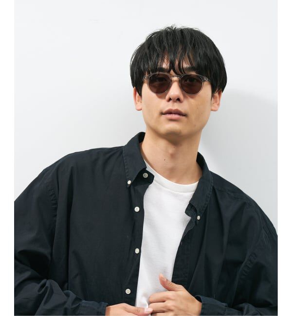  「【WEB限定】ボストン型 サングラス | カラーレンズ 軽量 トレンド 紫外線対策 UVカット ユニセックス」|サングラス|