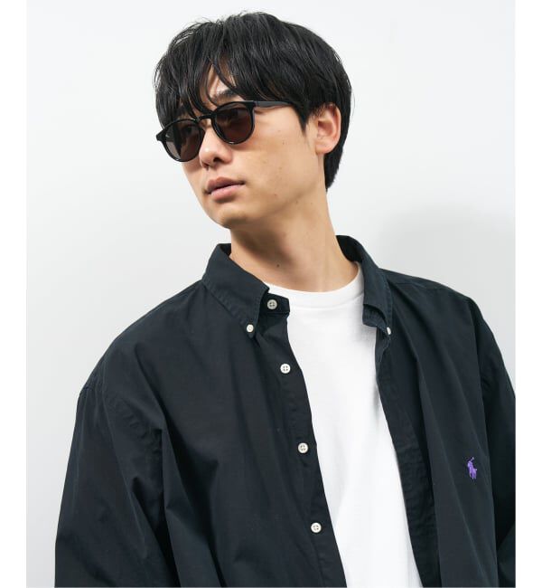  「【WEB限定】ボストン型 サングラス | カラーレンズ 軽量 トレンド 紫外線対策 UVカット ユニセックス」|サングラス|