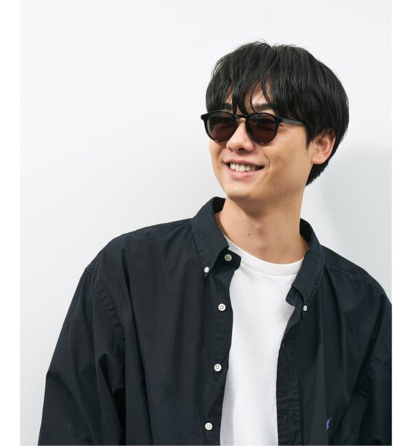  「【WEB限定】ボストン型 サングラス | カラーレンズ 軽量 トレンド 紫外線対策 UVカット ユニセックス」|サングラス|