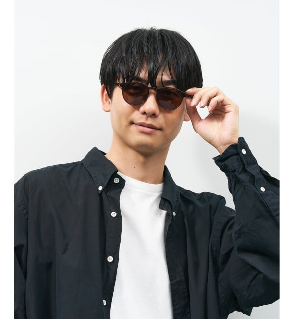  「【WEB限定】ボストン型 サングラス | カラーレンズ 軽量 トレンド 紫外線対策 UVカット ユニセックス」|サングラス|