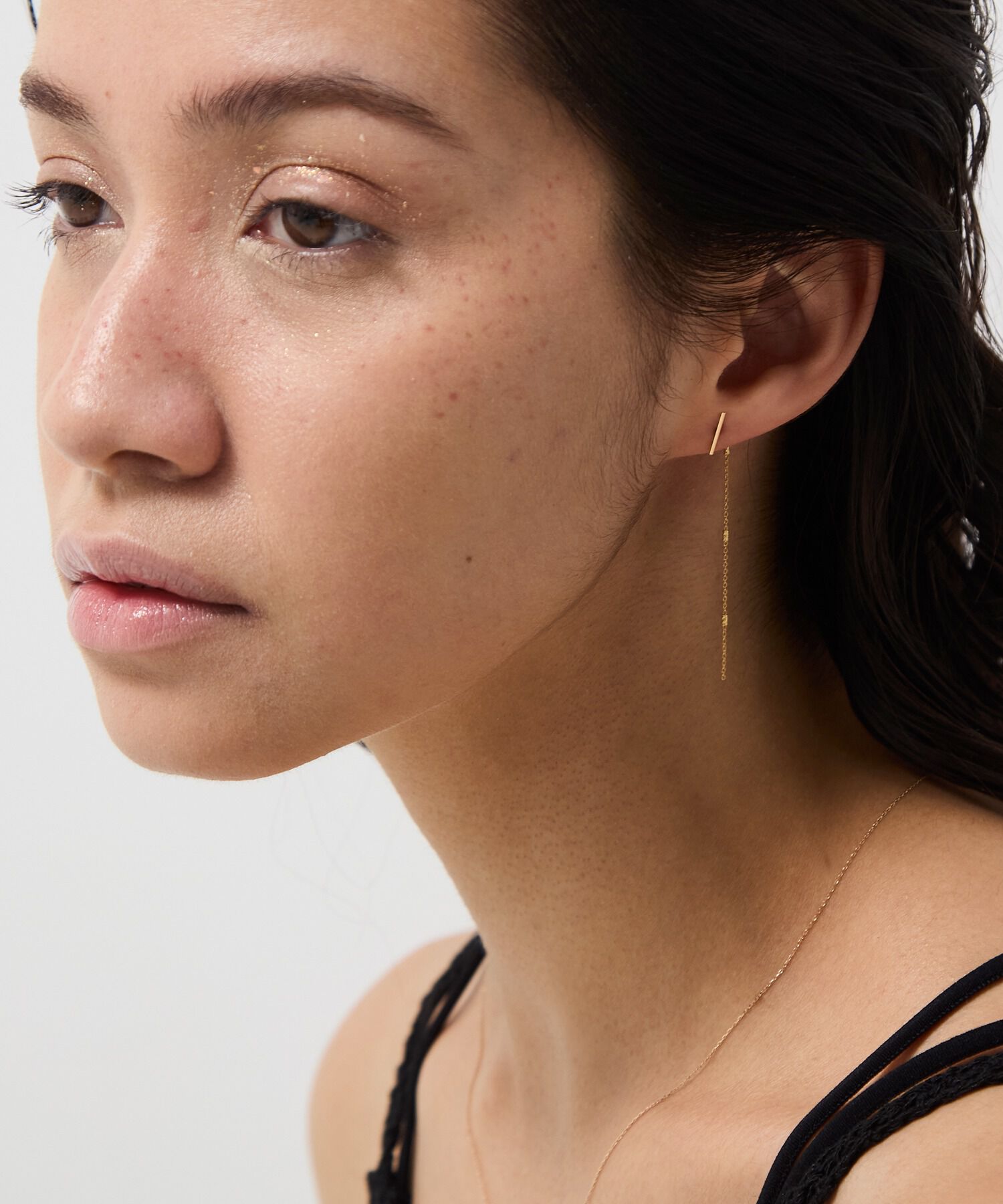 JUPITER「【K10】バーピアス＆チェーンピアスキャッチセット/2way」|ピアス|