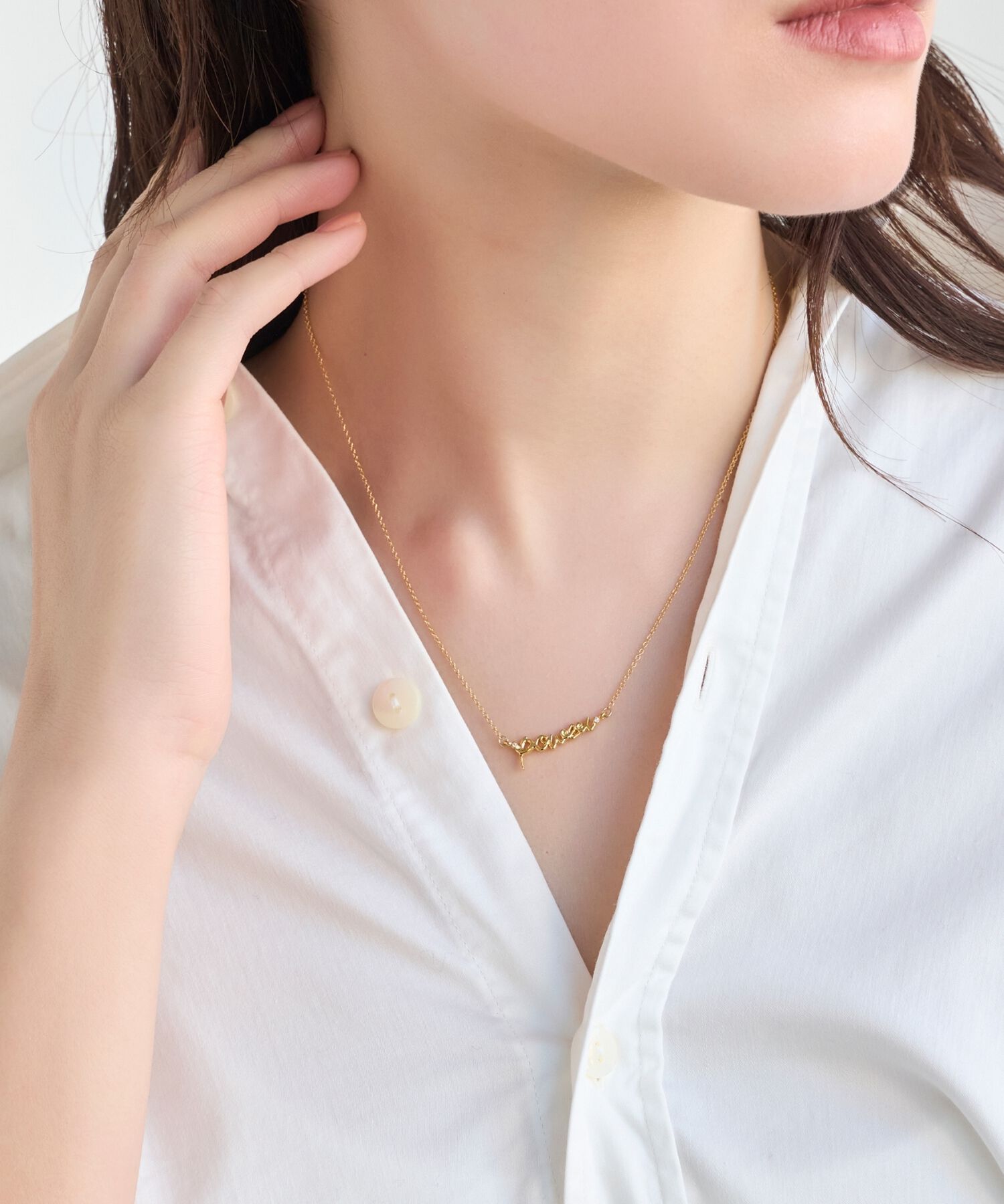 Phoebe「ラッキーレターネックレス(パワー)」|ネックレス|