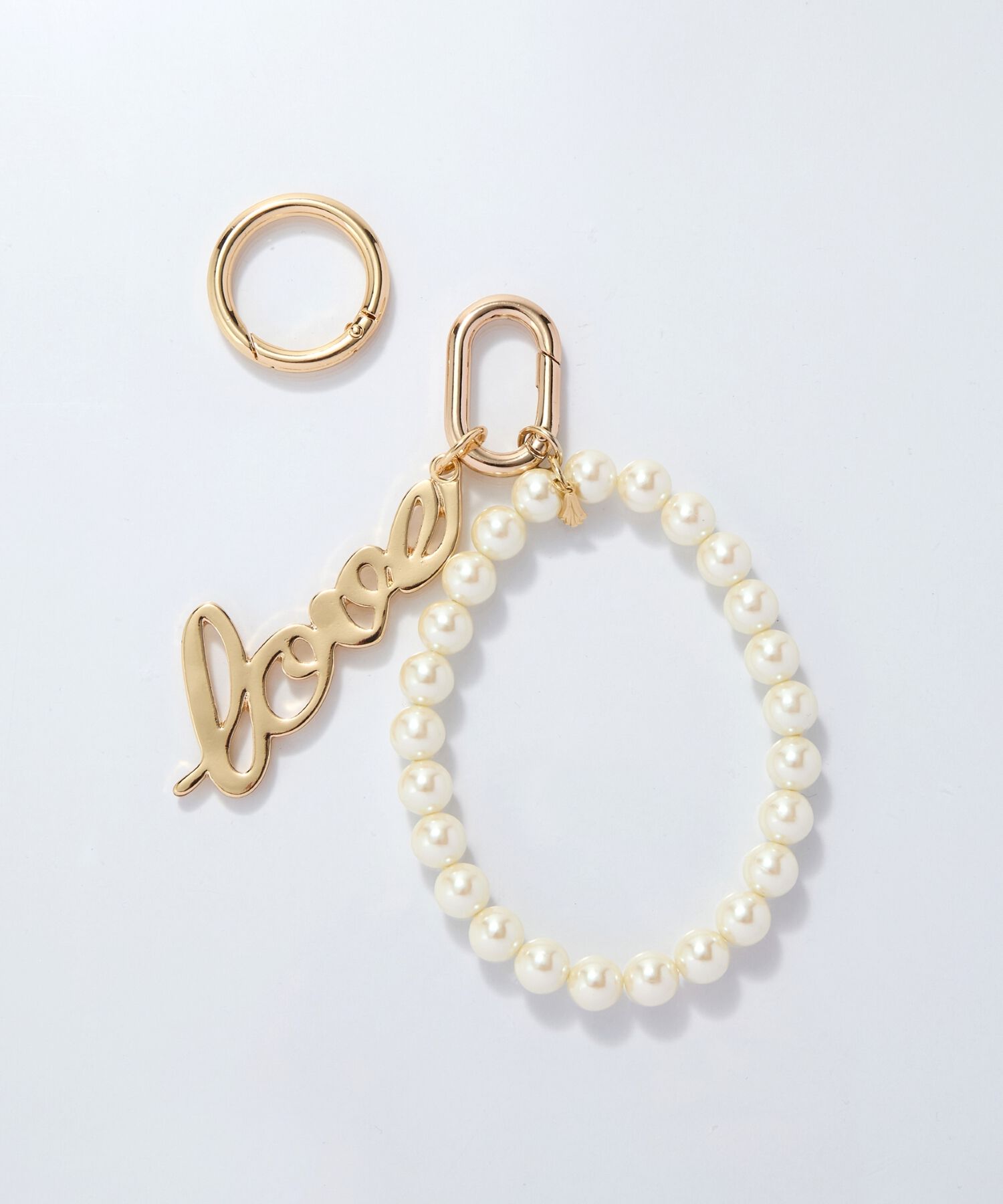 Phoebe「レタードキーチャーム　ラブ」|チャーム・キーホルダー|