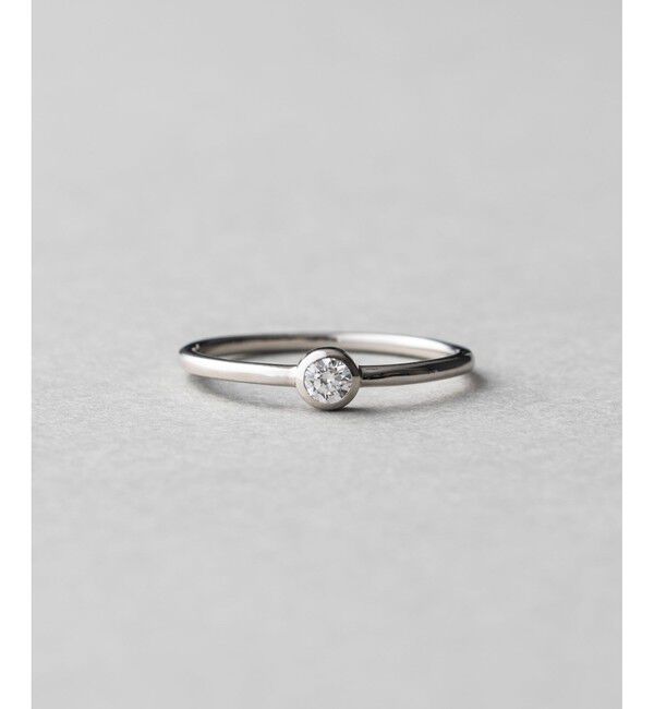 ete「PT900 ダイヤモンド 0.1ct リング「ブライト」」|リング|プラチナム