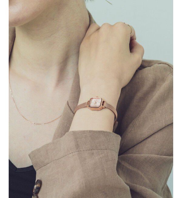 ete「ウォッチ オクタゴンフェイス ダイヤモンド」|腕時計|