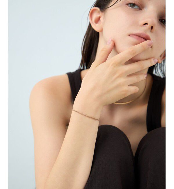 ete「[ラインストーン] ブレスレット /シン」|ブレスレット・バングル|