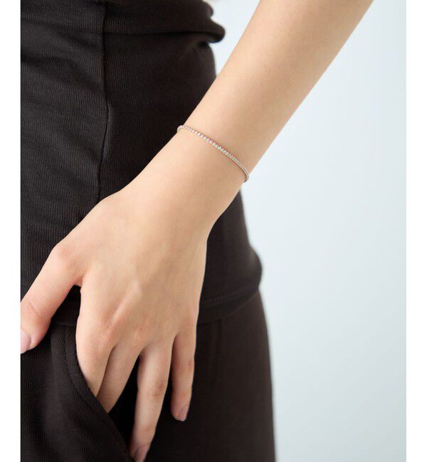 ete「[ラインストーン] ブレスレット /シン」|ブレスレット・バングル|