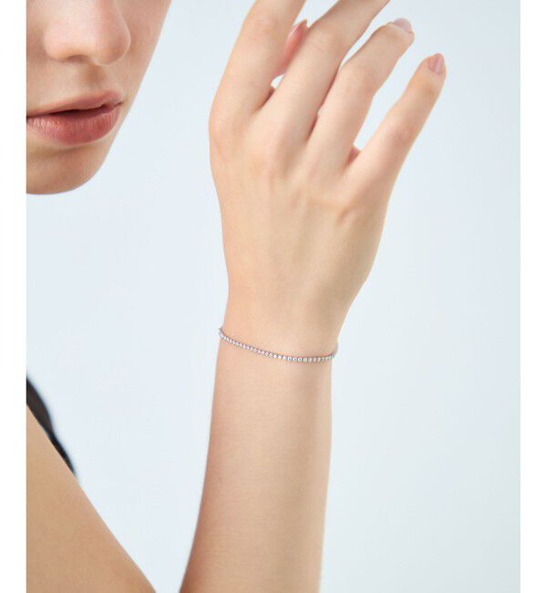 ete「[ラインストーン] ブレスレット /シン」|ブレスレット・バングル|