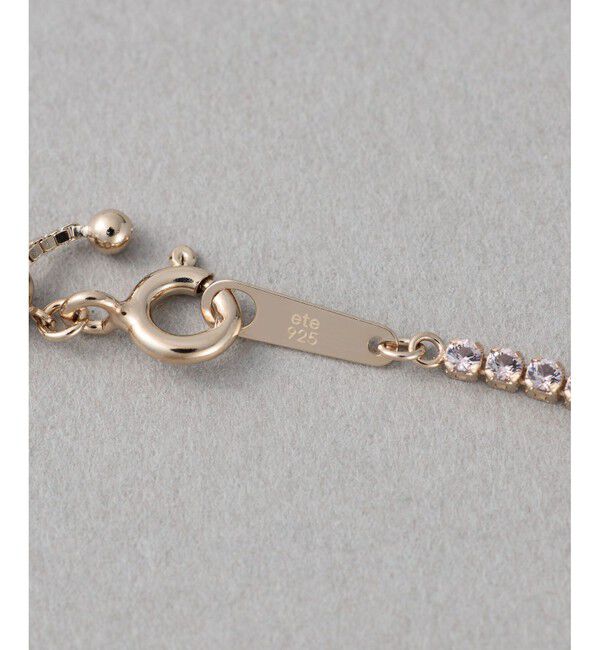 ete「[ラインストーン] ブレスレット /シン」|ブレスレット・バングル|