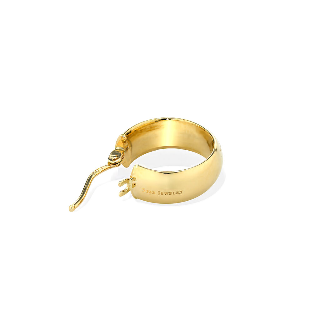 STAR JEWELRY「HOOP PIERCED EARRING(1.4cm/片耳用)」|ピアス|