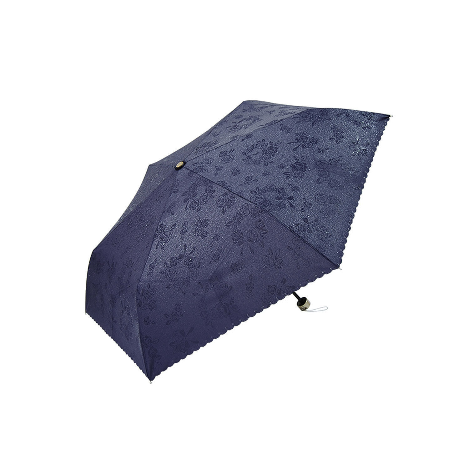 BACKYARD FAMILY「折りたたみ傘 レディース サントス santos 傘 ローズ プレゼント グラスファイバー 定番」|傘|ブルー2