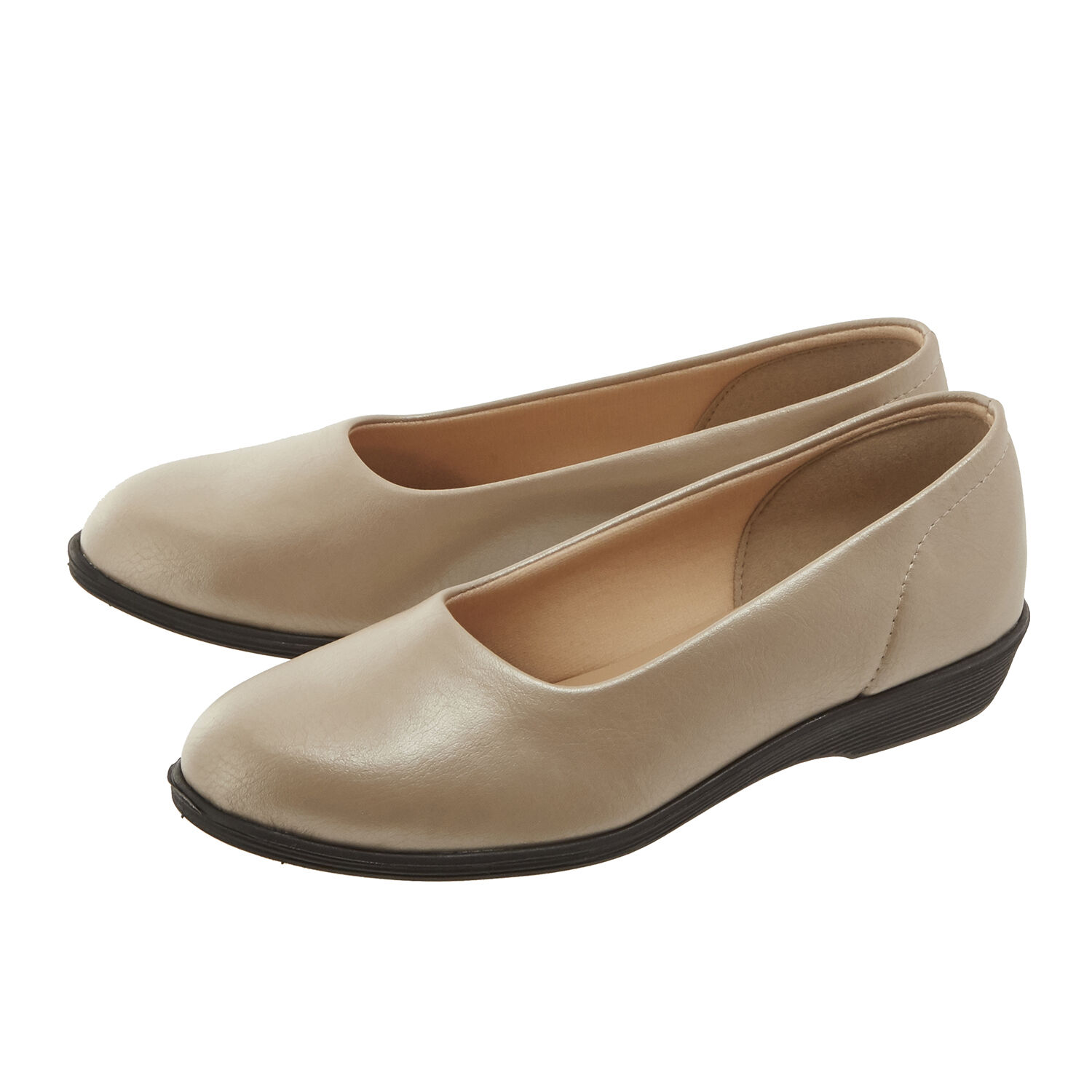 BACKYARD FAMILY「パンジー 靴 レディース 通販 パンプス 婦人靴 pansy 4060 ぺたんこ靴 痛くない」|パンプス|ゴールド1