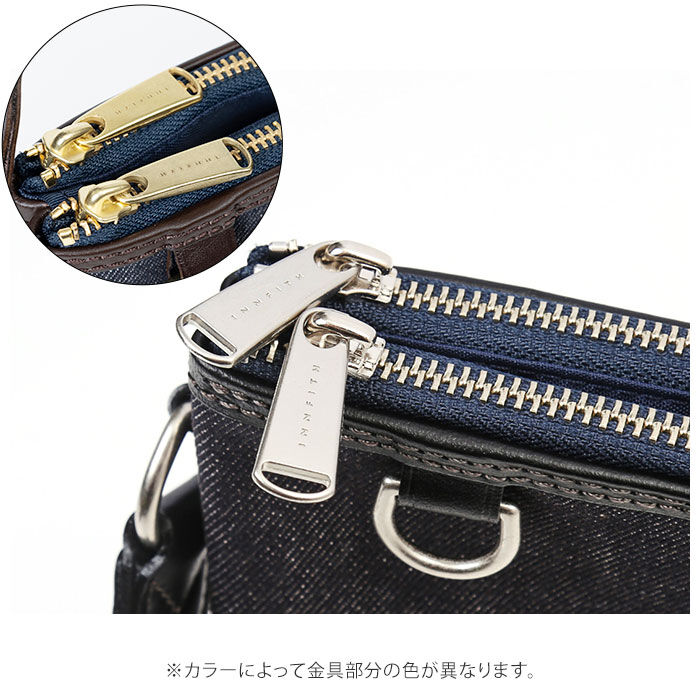 BACKYARD FAMILY「サコッシュ メンズ ブランド 通販 INNFITH インフィス 55736 デニムサコッシュ」|ショルダー・メッセンジャー|