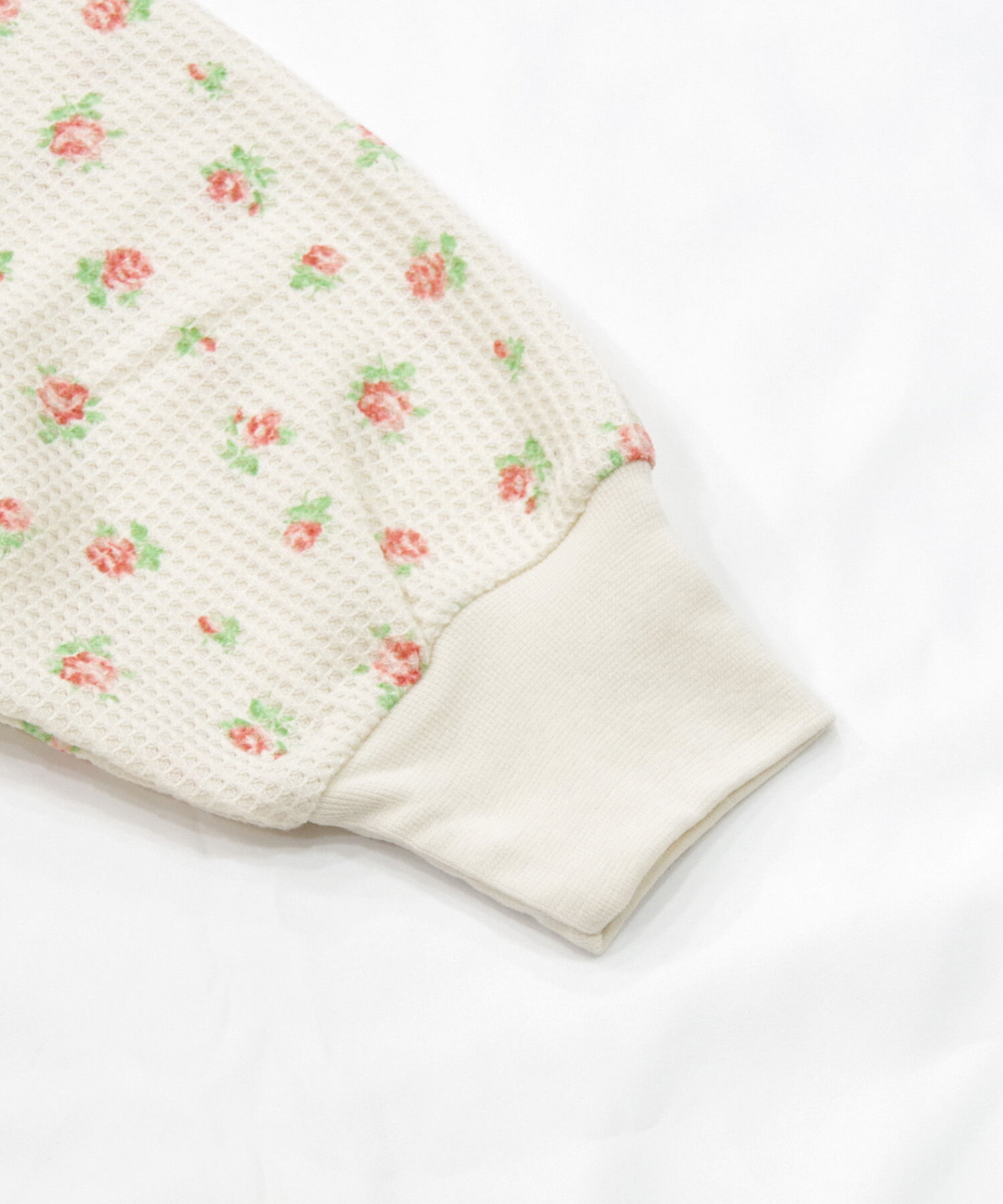 BACKYARD FAMILY「ワッフル 生地 花柄 通販 パーカー JEMORGAN サーマル JD672-59S」|パーカー|